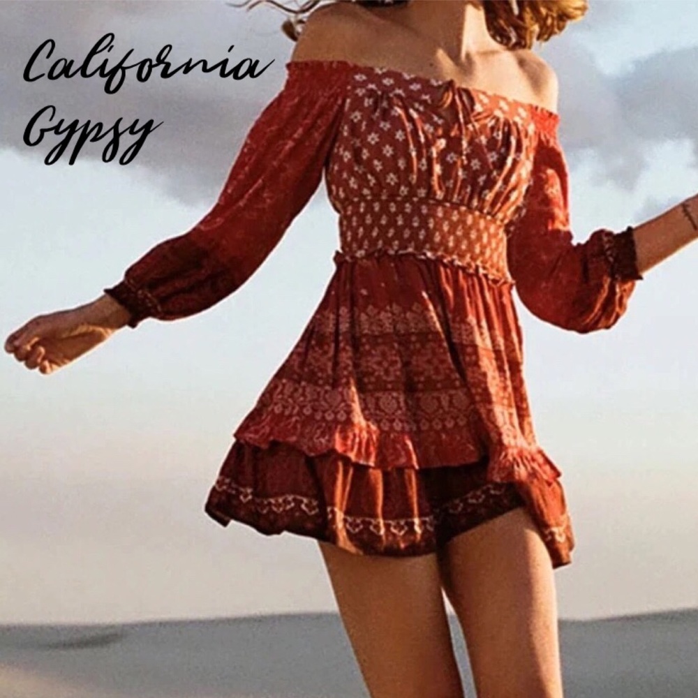 Gypsiana Floral Mini Dress - Picture 5 of 11